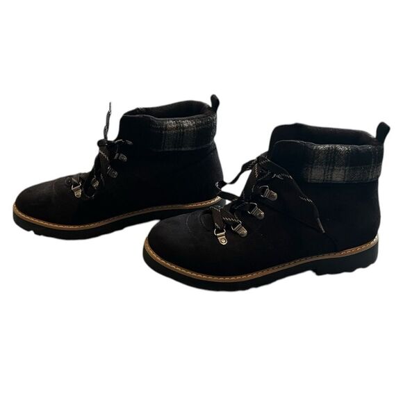 Black Lace-Up Ankle Boots - Sonoma - Size 8.5 - Gently Worn - Picture 2 of 6